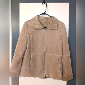 GUESS Leather and‎ Faux Fur Jacket ... Size Small